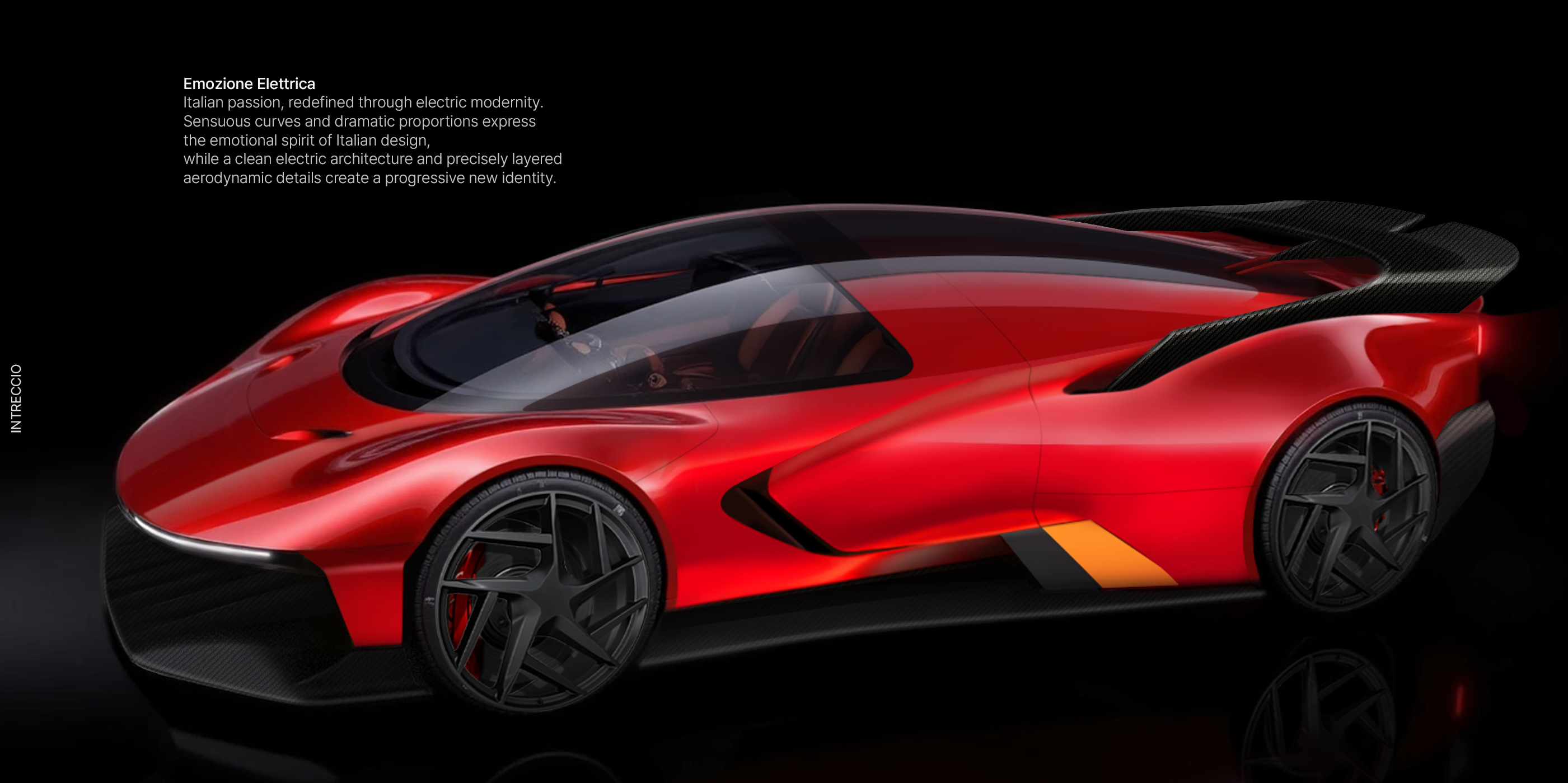 INTRECCIO modern electric supercar design evolution