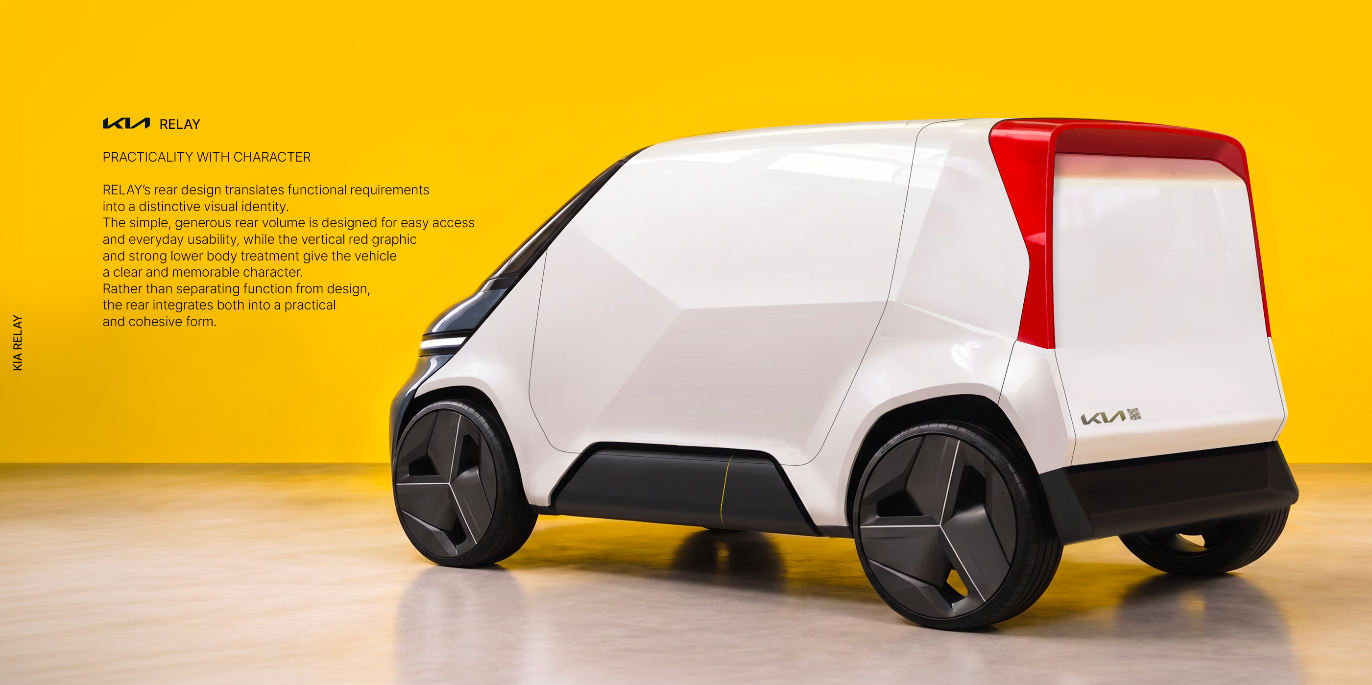 KIA RELAY delivery concept expandable rear cargo system