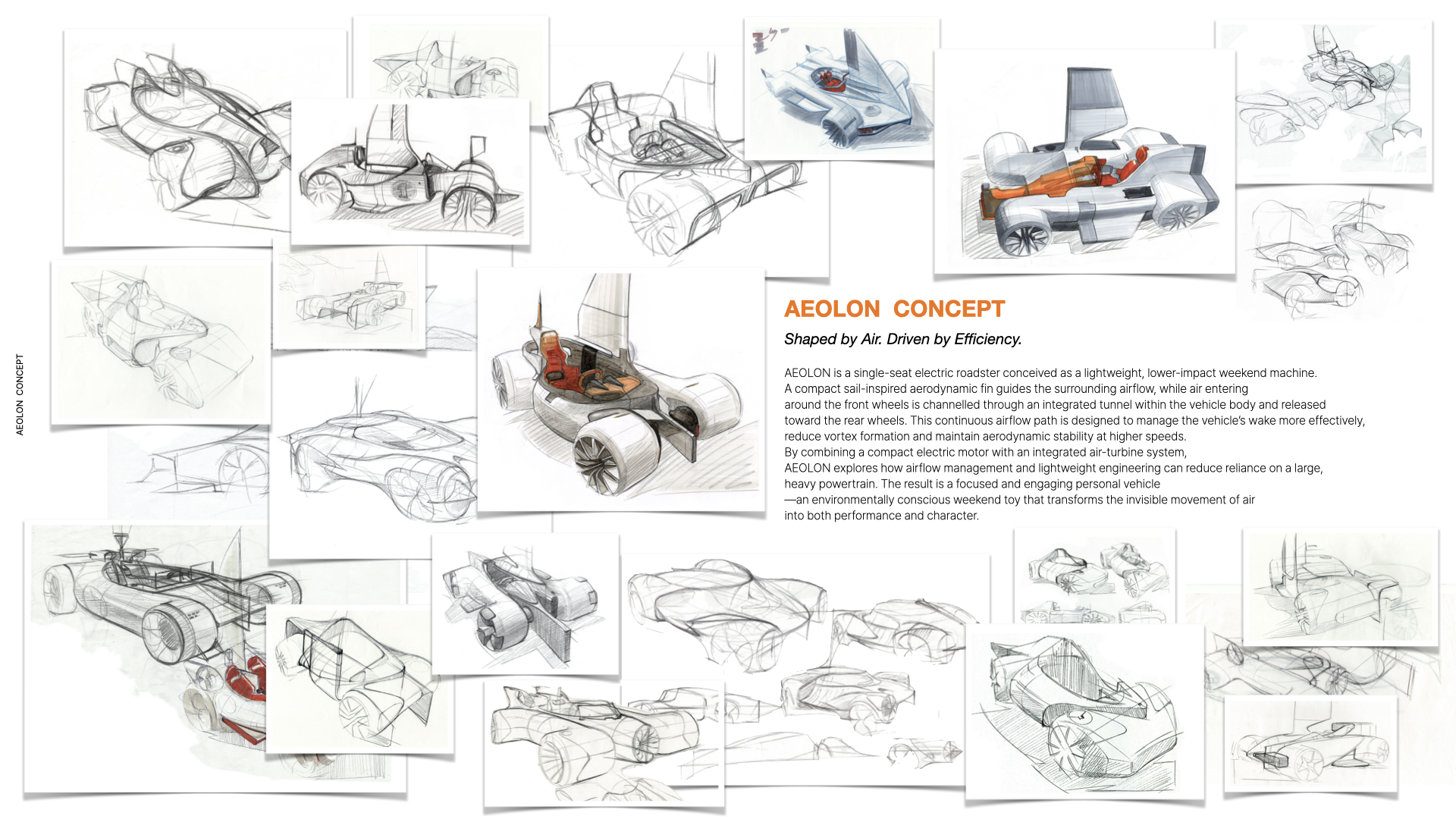 AEOLON concept initial design sketches and concept overview