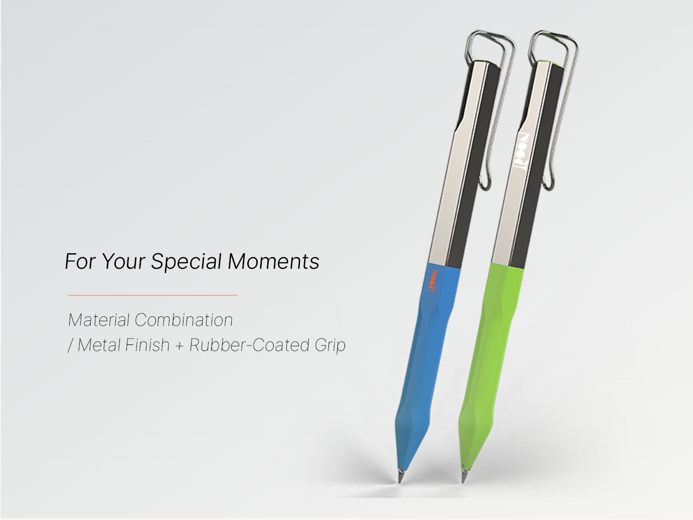 Retractable pen color variations